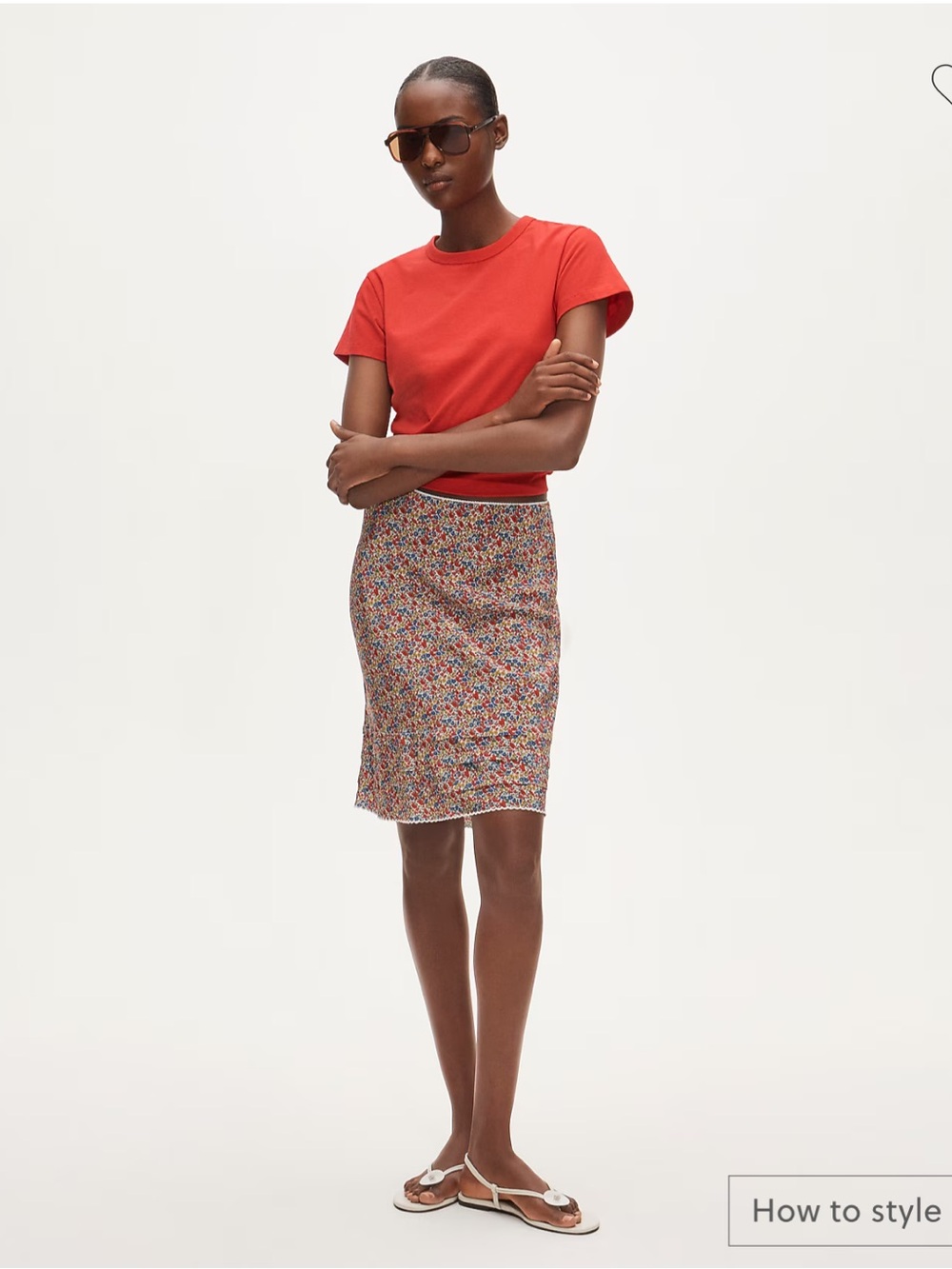NWT J Crew Liberty London Print Ruffle Trim Skirt